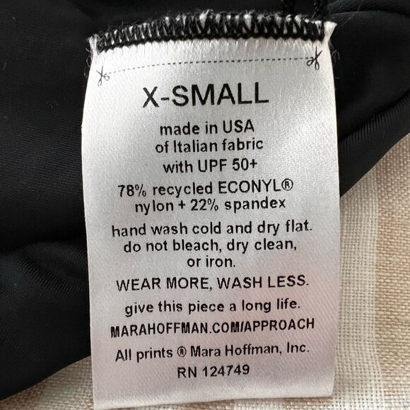 NWOT - XS - MARA HOFFMAN - Black - Swimsuit one piece swim beach holiday vacay - Picture 2 of 5